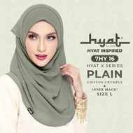 ✨HYATT PLAIN✨ (CHIFFON CRUMPLE + INNER MAGIC)