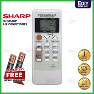 【𝐅𝐑𝐄𝐄 𝐁𝐀𝐓𝐓𝐄𝐑𝐘 𝐀𝐀𝐀 𝐗𝟐 】 A751 UNIVERSAL SHARP AIRCOND AIR CONDITIONAL AIR CONDITIONER REPLACEMENT REMOTE CONTROL 空调 遥控器