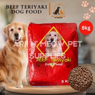 All Stages 8kg Beef Teriyaki Dog Dry Food Dogs Adult Puppy
