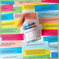 [APJ] Bible Verse Jar Spanish Scripture Prayer Hope Bible Verse Jar Decoration Positive Thinking Emo