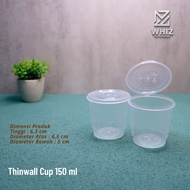 (🍀) Thinwall Cup 150 ml / Cup Pudding Agar / Cup Merpati 150 ml @25