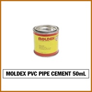 ◲ ✱ ⇧ MOLDEX PVC PIPE CEMENT