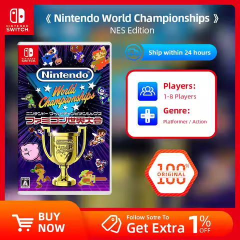 Nintendo World Championships: NES Edition Nintendo Switch Game Deals Official Physical Game Card Rac