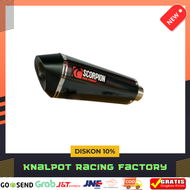 Silencer Only Knalpot Racing Scorpion Red Carbon untuk Ninja 250 Fi Karbu RR Mono Z250SL CBR250RR CB