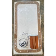 TOYOTA RN20 12R OIL SUM PAN GASKET & OIL FILTER ( PAPER TYPE ) SET