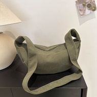 Popular Fashion Korean Version Dumpling Bag 2024 Spring New Style All-Match ins Casual Bag Messenger Bag Dumpling Bag