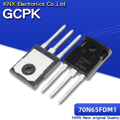 2PCS 70N65FDM1 70N65FDM 70N65F 70N65 TO-247 N Channel 650V High Current Power MOSFET Transistor