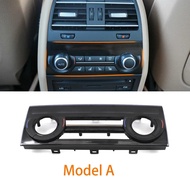 Car Rear Air Conditioning AC Switch Buttons Cover Panel Trim For BMW 5 6 7 X5 X6 Series F10 F11 F06 