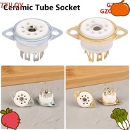 7TILOYSHOP 1Pcs Ceramic Tube Socket, PCB Mount DIY Valve Base,  Tin-Plated 7Pin B7G GZC7-F GZC7-F-G 