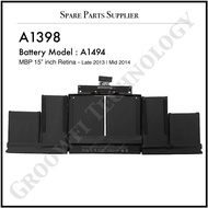 A1494 Battery Replacement for A1398 MBP Pro 15-inch Retina 2013 2014