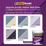 Sequoia Acrylic Interior Wall Gloss Colour Combination Selection / Cat Dalam / Cat Kilat Dinding (6)