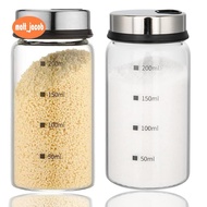 Salt Shaker 2 Pack, 200ml Adjustable Pour Hole Stainless Steel Spice Shaker,for Kitchen