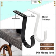 T Rex DIY J Hook Bracket / Multifunction Curtain Hanger Hook /Table Purse Bag Hanger Hook Table Hook