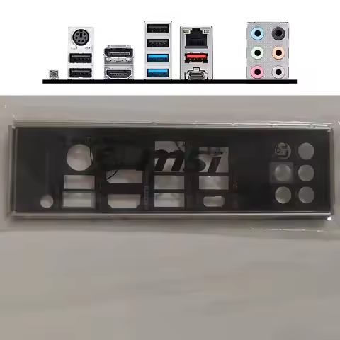 Original/OEM For MSI Z590-A PRO, Z590 PRO WIFI, PRO Z690-A, PRO Z690-A WIFI I/O Shield Back Plate Ba