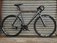 (BLACK PLAIN) SOLANA FIXIE ALLOY  700c * 23c