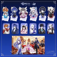 Genshin Impact FES2026 Badge Flins Arlecchino Columbina Skirk Acrylic Stand Laser Color Paper Game A