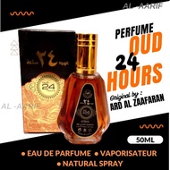 PARFUME OUD 24 HOUR 50ml ORIGINAL UAE Ard Al Zaafaran Bottle Spray