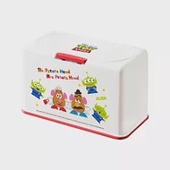 【Disney 迪士尼】多功能口罩收納盒 玩總系列 熊抱哥 衛生紙收納 收納盒 (約放50入) (20.5*10.5*13cm) 蛋頭夫妻