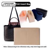 Beg Sisipan Felt Untuk Longchamp LE PLIAGE FILET Beg Tangan Beg Kosmetik Perjalanan Penganjur Dompet