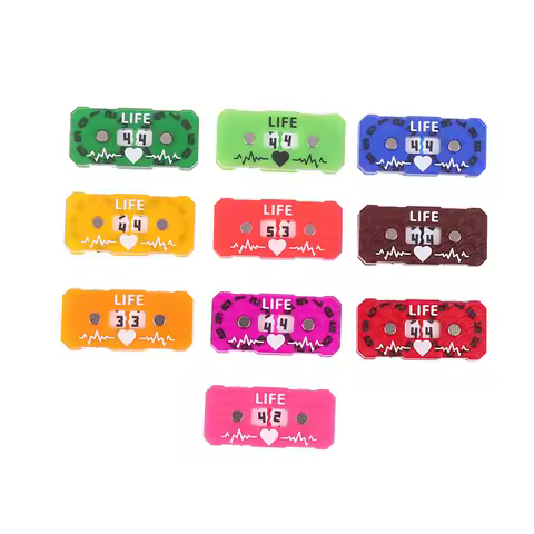 Random 41x20x9mm Wound Tracker 00-99 1 Tracker No Painting Requirement Life Tracker Board Game Count
