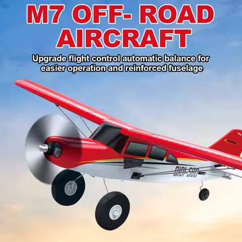 QIDI560 M7 RC Plane Off-road 4CH Remote Control Airplane With 500mm Wingspan Fixed Wing Aircraft Mod