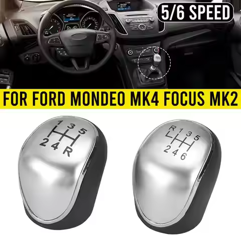 Car Gear Shift Knob Leather Headball 1798600 For Ford C-Max Mk2 Mk3Grand C-Max Galaxy Kuga Transit C