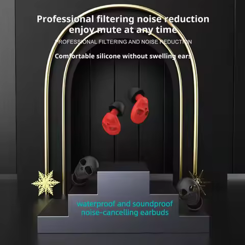 Silicone Swimming Earplug Anti Noise Sleep Ear Plug Canceling Noise Reduction Filter For Ears Earplu