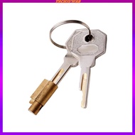 [Tachiuwa2] Cylinder Lock with 2 Keys Mini Fridge Locks Hardware Drawer Lock Small Doors,