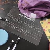 Acrylic tracing board tracing board/ acrylic tracing/ learning to write board/ children's activities