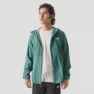 The North Face M NEW ZEPHYR WIND JACKET - AP 男防風防潑水休閒連帽外套-綠-NF0A7WCYI0F 3XL 綠色