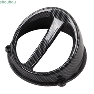 SHOUHMY Motorcycle Air Scoop Cover, Replacement Part Carbon Fiber Style Engine Cooling Fan Cover, Go