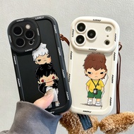 Cartoon Cool Edgy Teen phone case for iPhone 17Air/16pro Max/15Plus/14/13/12/X/7/11 all-inclusive fr