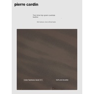 dompet card holder [Kulit asli] Beg kad dompet Pierre Cardin, dompet lelaki pendek lelaki, dompet pe