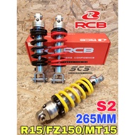RCB S2 Series Monoshock Yamaha R15 265mm FZ150 MT MT15 FZ150i Mono Accessories Motor S-2 Absorber Pr