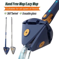 Triangle Mop Hand Free Spin Mop Self Cleaning Mop Self Wringing Mop Retractable Lazy Mop Floor Mop Spinning Mop 360 Spin Easy Mop Household Cleaning Tools