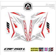 HONDA STRIPING CRF150 LHONDA MOTIF 8 CRF150L/ STICKER/ CRF150 STRIPING/ / CRFHONDA CRF150L/ CRF/ 150
