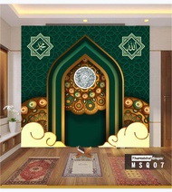 Custom WALLPAPER MIHRAB IMAM 3D - Wallpaper dinding mushola - wallpaper dinding ruang sholat termurah - wallpaper dinding mushola kantor - wallpaper dinding masjid kantor - Wallpaper dinding termurah – promo wallpaper dinding