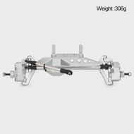 4WS CNC Aluminum Axle Set for 1/10 RC Crawler - LCG Chassis Upgrade Capra Cheater Rigs 50° Steering 