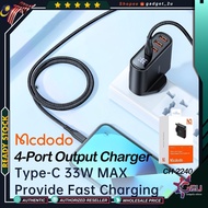 Original Mcdodo CH-2240 33W 4-Port Output Digital Display Fast USB+PD Charger