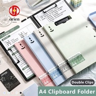 ORIEN A4 Clipboard Folder, 360° Rotatable Multi-functional File Folder, Minimalist Waterproof Double