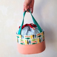 【北歐風-小魚】免水洗餐袋 保溫保冷袋 保溫袋 防水便當袋