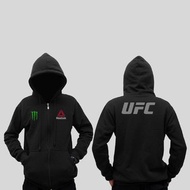 UFC Rebook Black Angel Fashion Hoodie Sweater Jacket