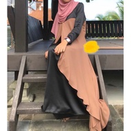 Bella Ammara Jubah in beige