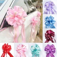 5pcs Wedding Car Decoration Flower DIY Pull Bow Ribbons Birthday Party Home Decoration DIY Pull Ribbons Christmas Gift Packing