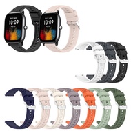 Silicone Strap Texture Leaf Vein Watch Band for Huami Amazfit GTS 2 3 4 GTS 2e GTS2 mini GTS4 mini A