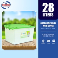 Orocan Flexibox With Cover 28L | Plastic Storage Box Container
