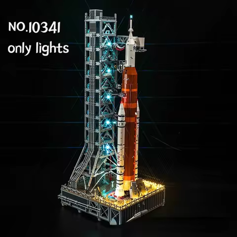 Creative LED Light Set Compatible Lego 10341 NASA Artemis Space Launch System Block Toys Decorative