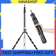 havashop Photography Light Stand  7.2ft/2.2m Extendable Tripod with 180° Reversible Portable Folding