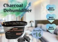 (Bundle of 16) Charcoal Moisture Dehumidifier 500ML x 16s | Thirsty Hippo