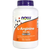 ✅Ready Stock✅Now Foods L-Arginine 500 mg 250 Capsules (L Arginine)